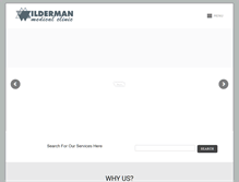 Tablet Screenshot of drwilderman.com